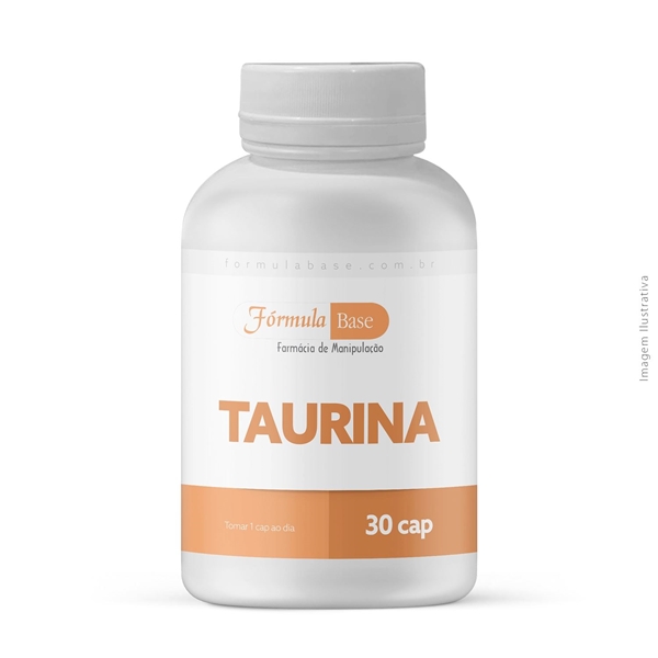 Taurina 500mg 30 Cápsulas