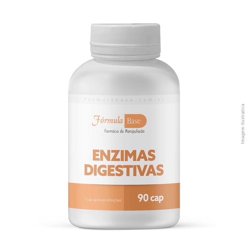 Enzimas Digestivas 300mg 90 Cápsulas
