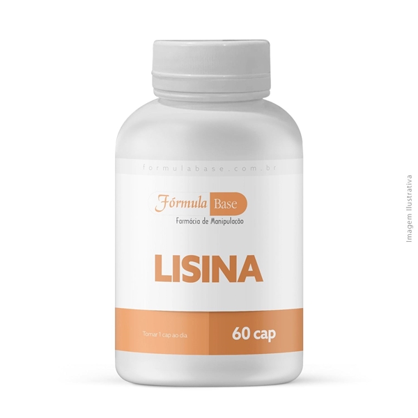 Lisina 500mg em Cápsulas