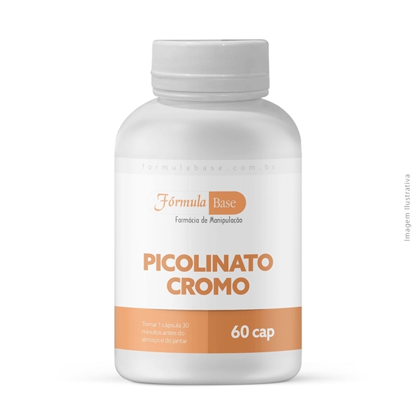 Picolinato de Cromo 200mcg 60 Cápsulas
